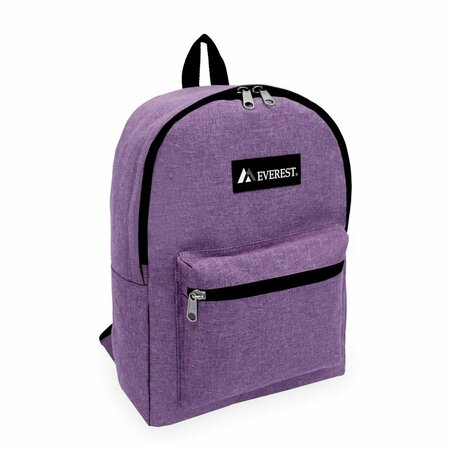 EVEREST Basic Denim Backpack 1045DM-LILAC